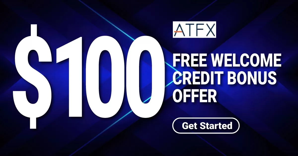 Get ATFX $100 Free Welcome Credit Bonus Offer