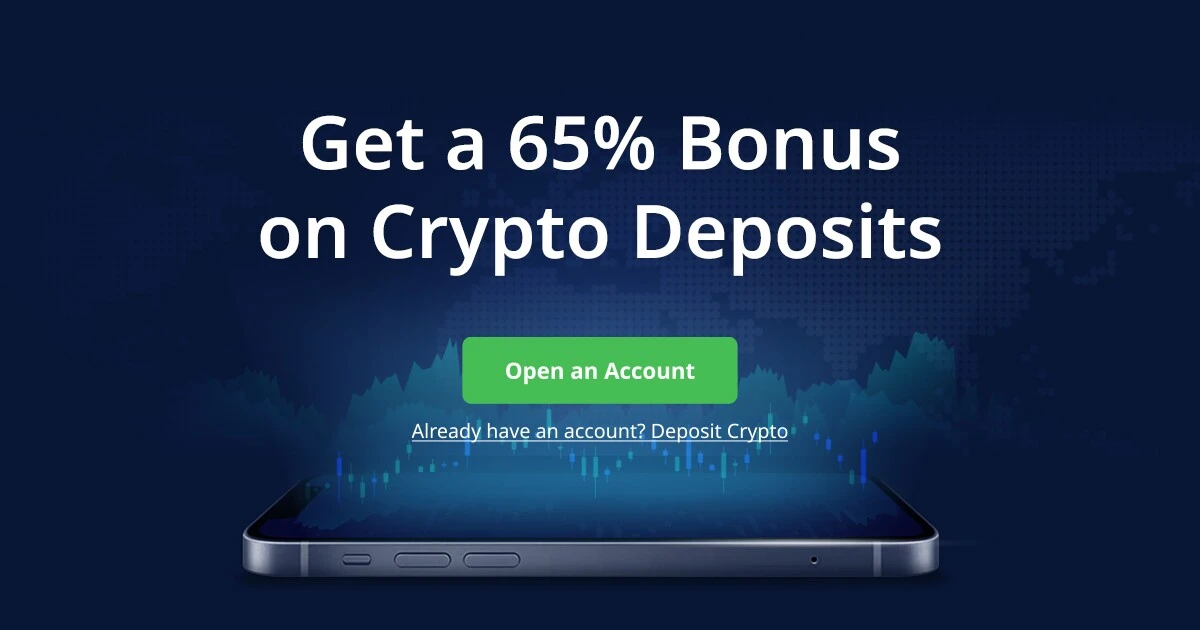 FXChoice 65% Bonus on Cryptocurrenc
