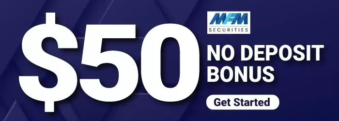 Get $50 Forex No Deposit Trading Bonus on MFM