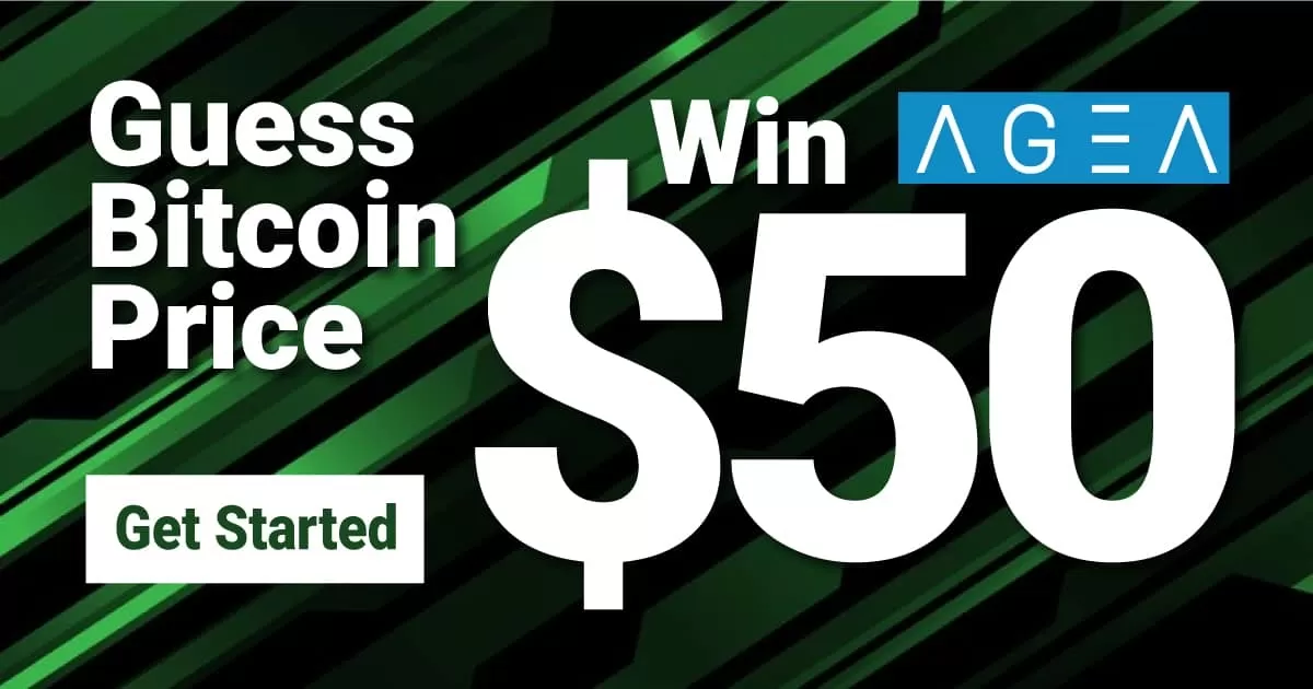 Get Free $50 to Prediction the Price of Bitcoin on AGEA