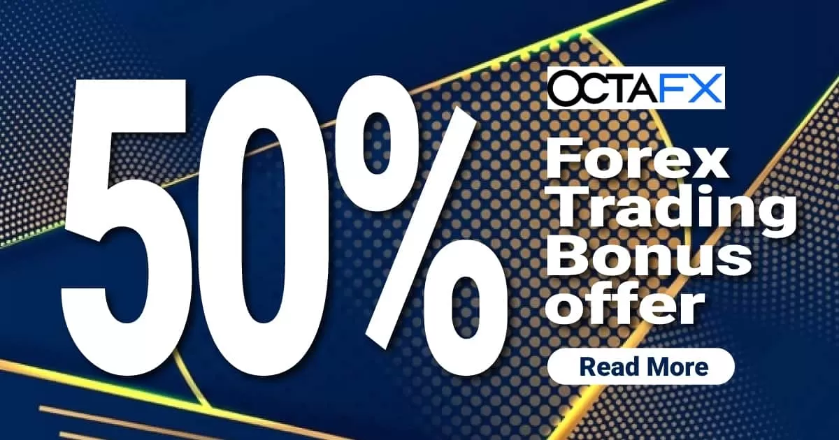 Obtain Free 50% Forex Trading Bonus offer on OctaFX