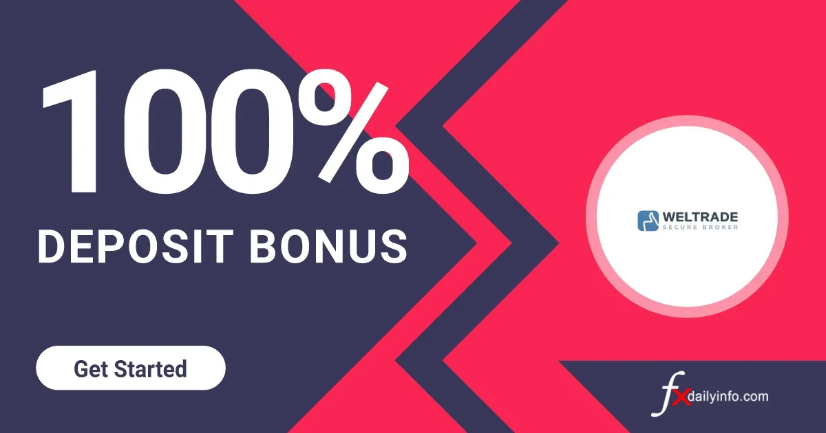 100% Forex Deposit Bonus from WelTrade
