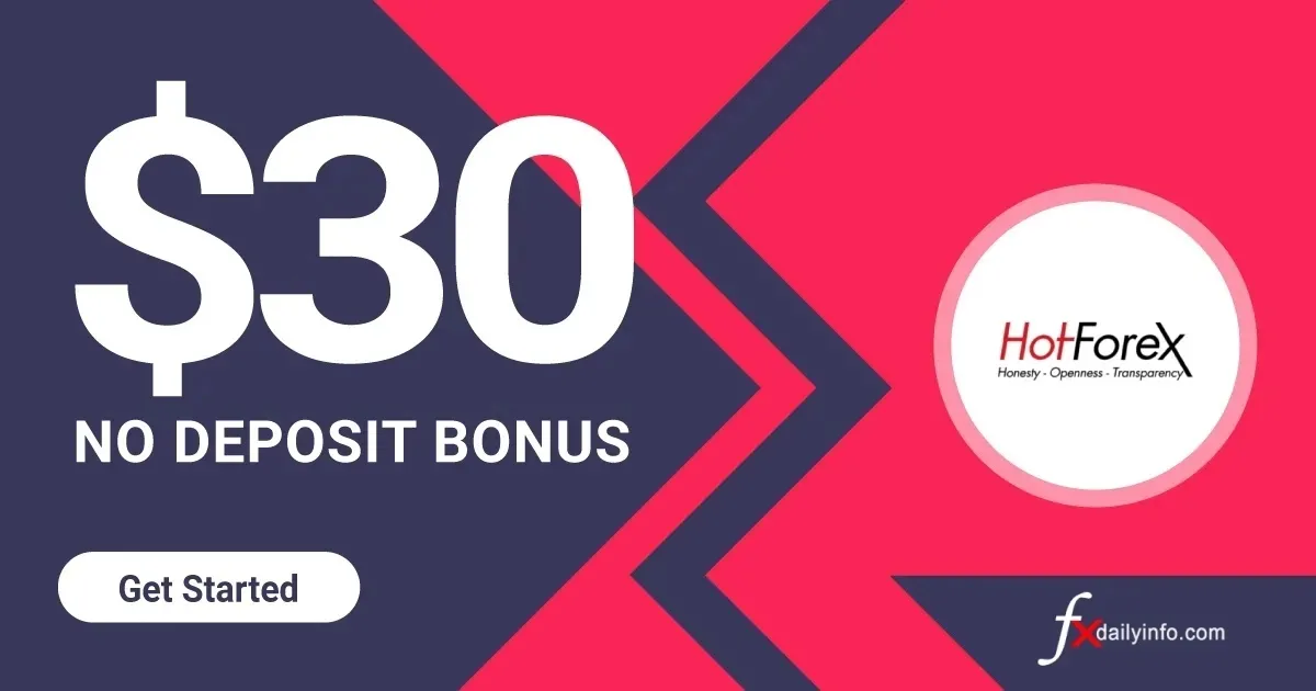 30 USD Forex No Deposit Bonus Promotion 2024