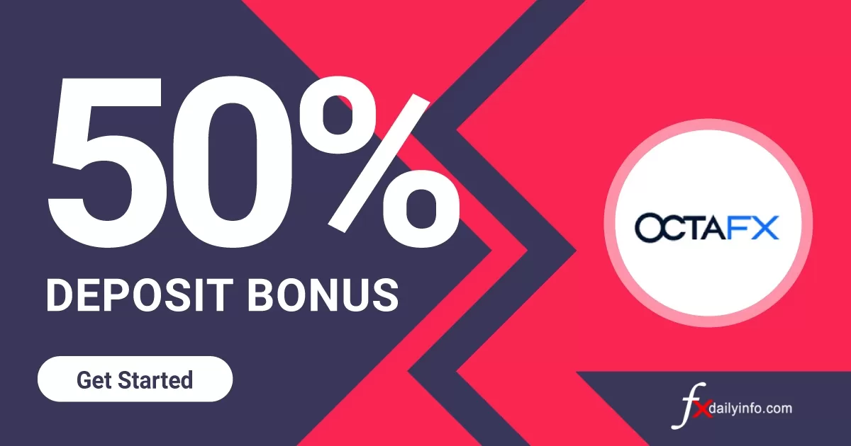 OctaFX 50% Forex Tradable Deposit Bonus