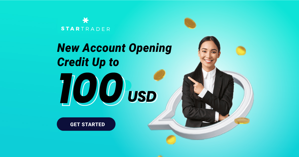 $100 Account Opening No Deposit Bonus at StarTrader