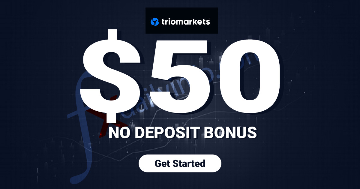 TrioMarkets $50 Sign-up Forex No Deposit Bonus
