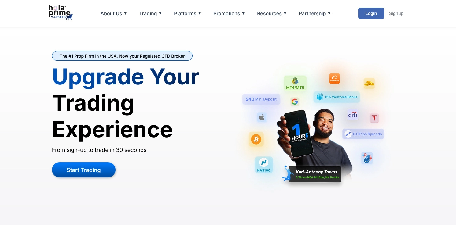 Hola Prime Markets Broker Review