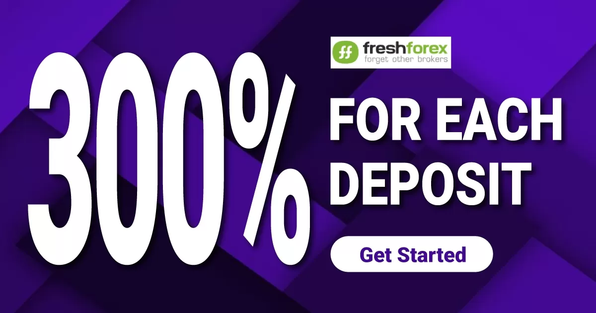 FreshForex 300% Bonus Deposit