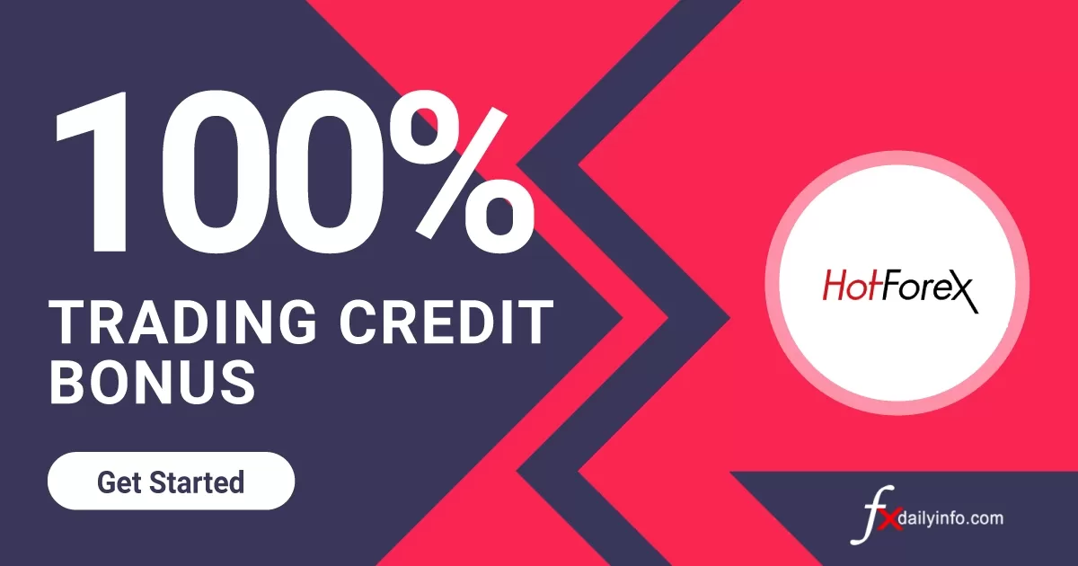 100% Bonus Kredit Perdagangan oleh HotFo